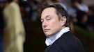 Elon Musk, the creator of “Burnt Hair” perfume, is seen attending The 2022 Met Gala Celebrating "In ...