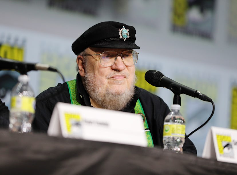 George R.R. Martin at HBO's "House of the Dragon" panel at Comic Con