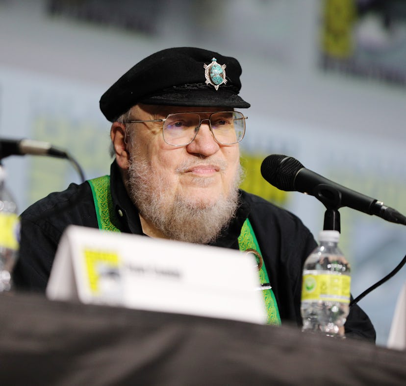 George R.R. Martin at HBO's "House of the Dragon" panel at Comic Con