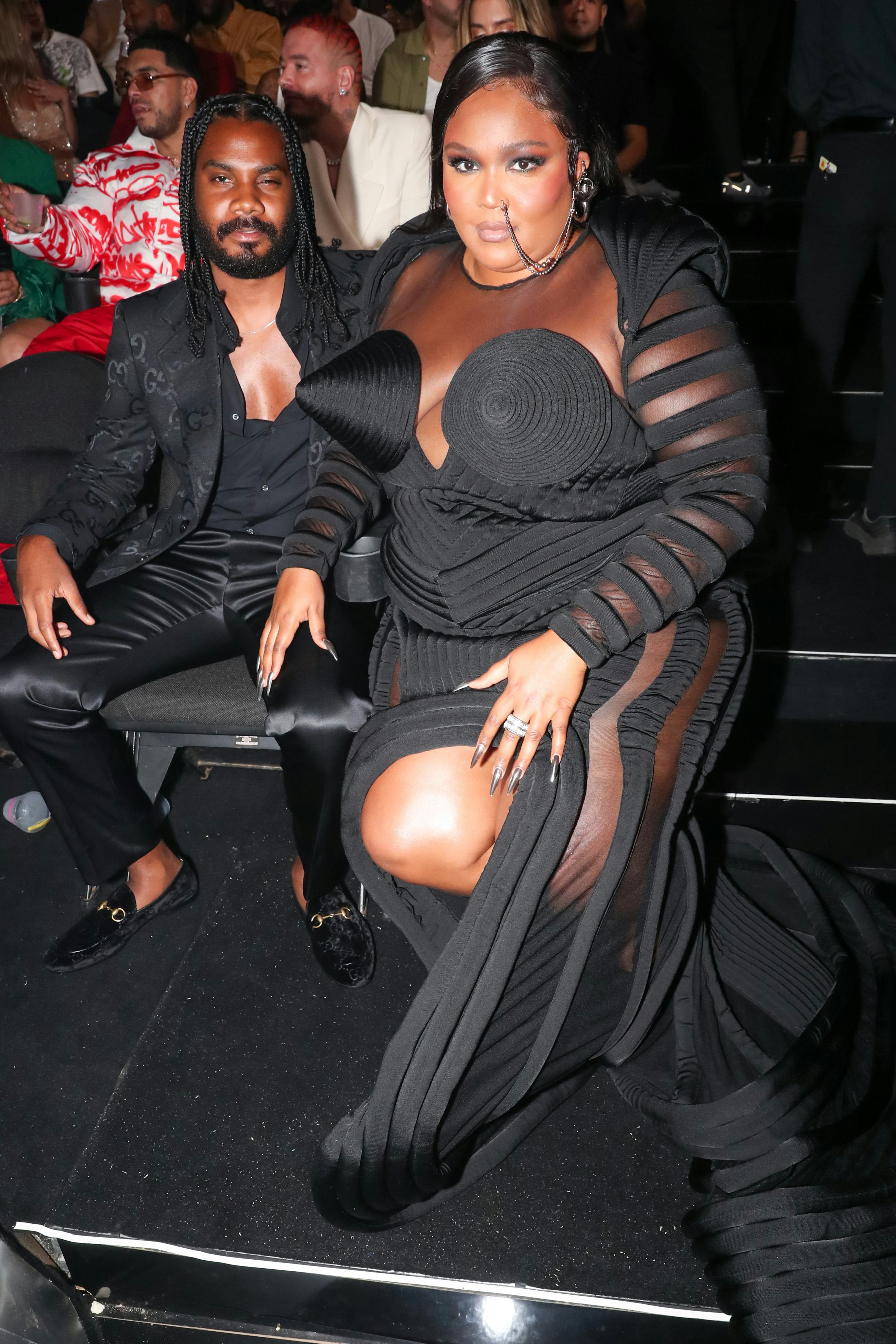 Lizzo and her boyfriend Myke Wright are so cute together.