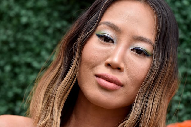 PACIFIC PALISADES, CALIFORNIA - OCTOBER 02: Aimee Song attends the Veuve Clicquot Polo Classic at Wi...