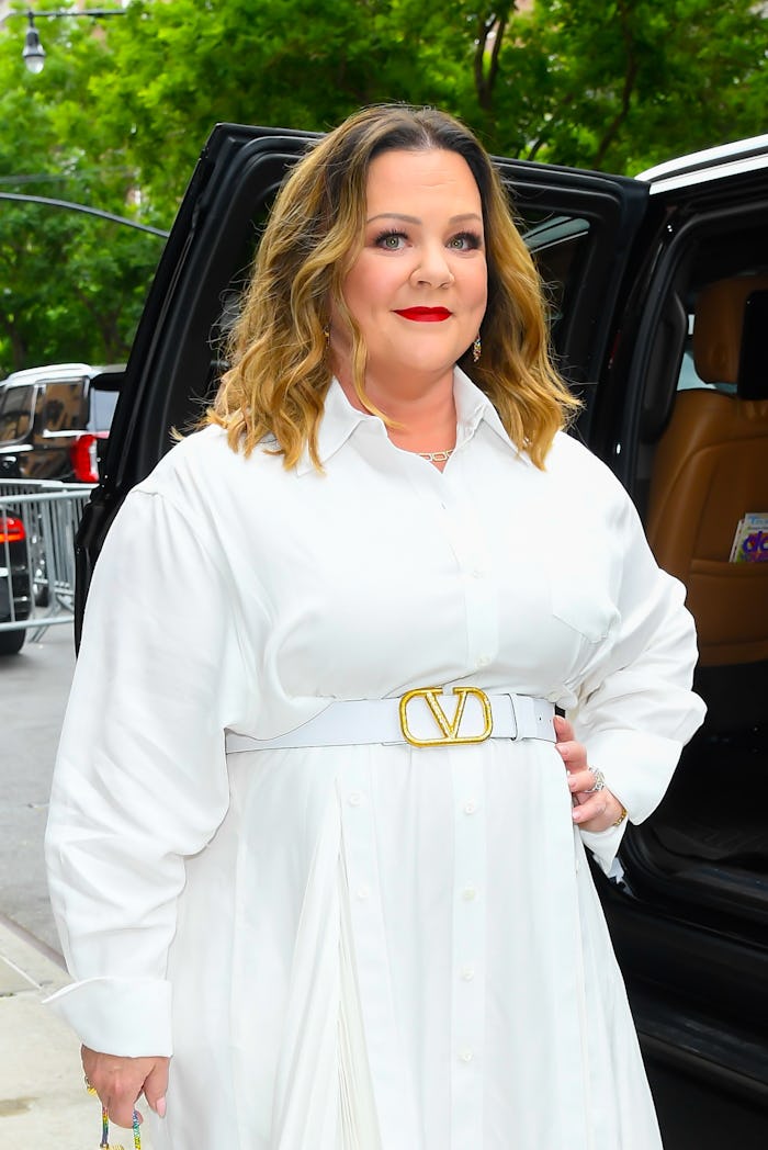 NEW YORK, NY - JUNE 07:  Actress Melissa McCarthy is seen walking in SoHo on June 7, 2022 in New Yor...