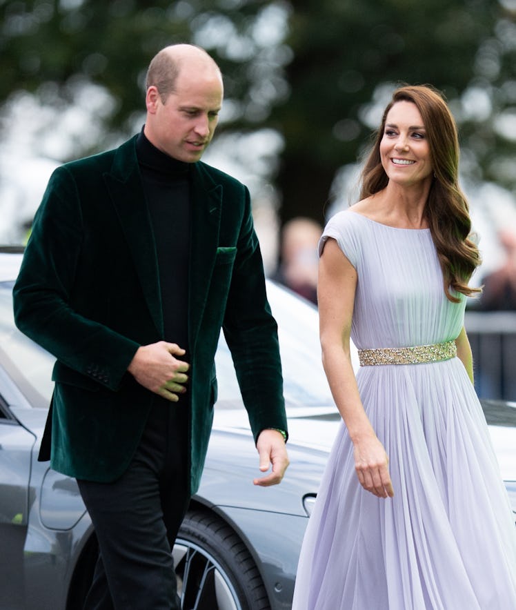 LONDON, ENGLAND - OCTOBER 17: Prince William, Duke of Cambridge and Catherine, Duchess of Cambridge ...