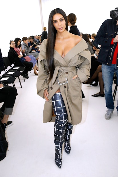 Kim Kardashian arrives bare-faced as part of Kim Kardashian's style evolution 