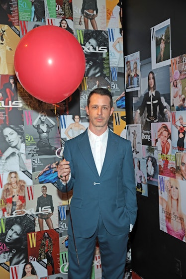 NEW YORK, NEW YORK - OCTOBER 12: Jeremy Strong attends W Magazine 50th Anniversary presented By Lexu...