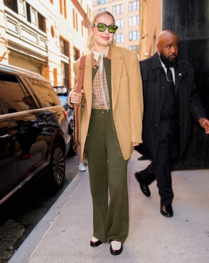 Gigi Hadid is seen on October 14, 2022 in New York City.