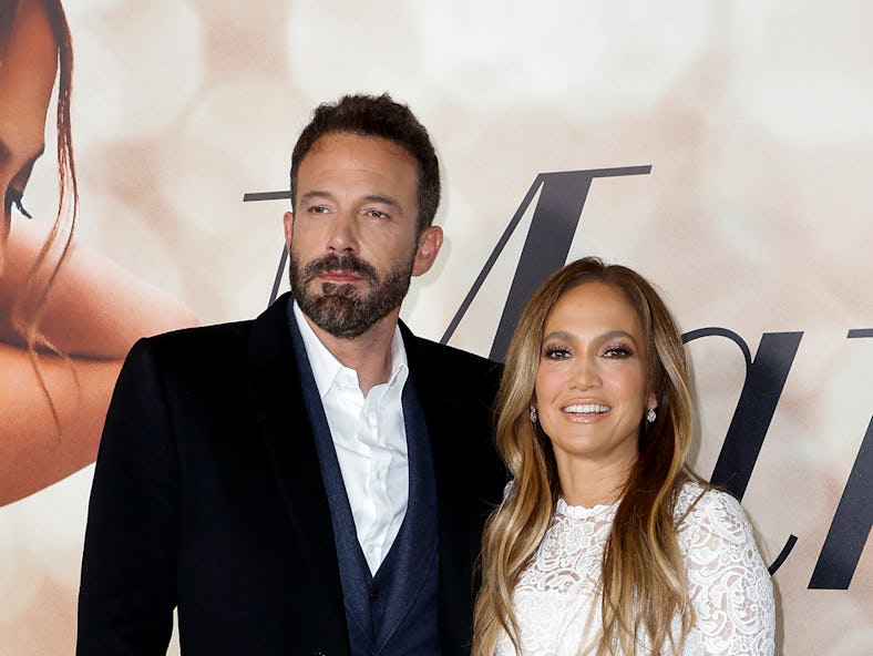 Before their first post-wedding event, Jennifer Lopez and Ben Affleck attended the 'Marry Me' movie ...