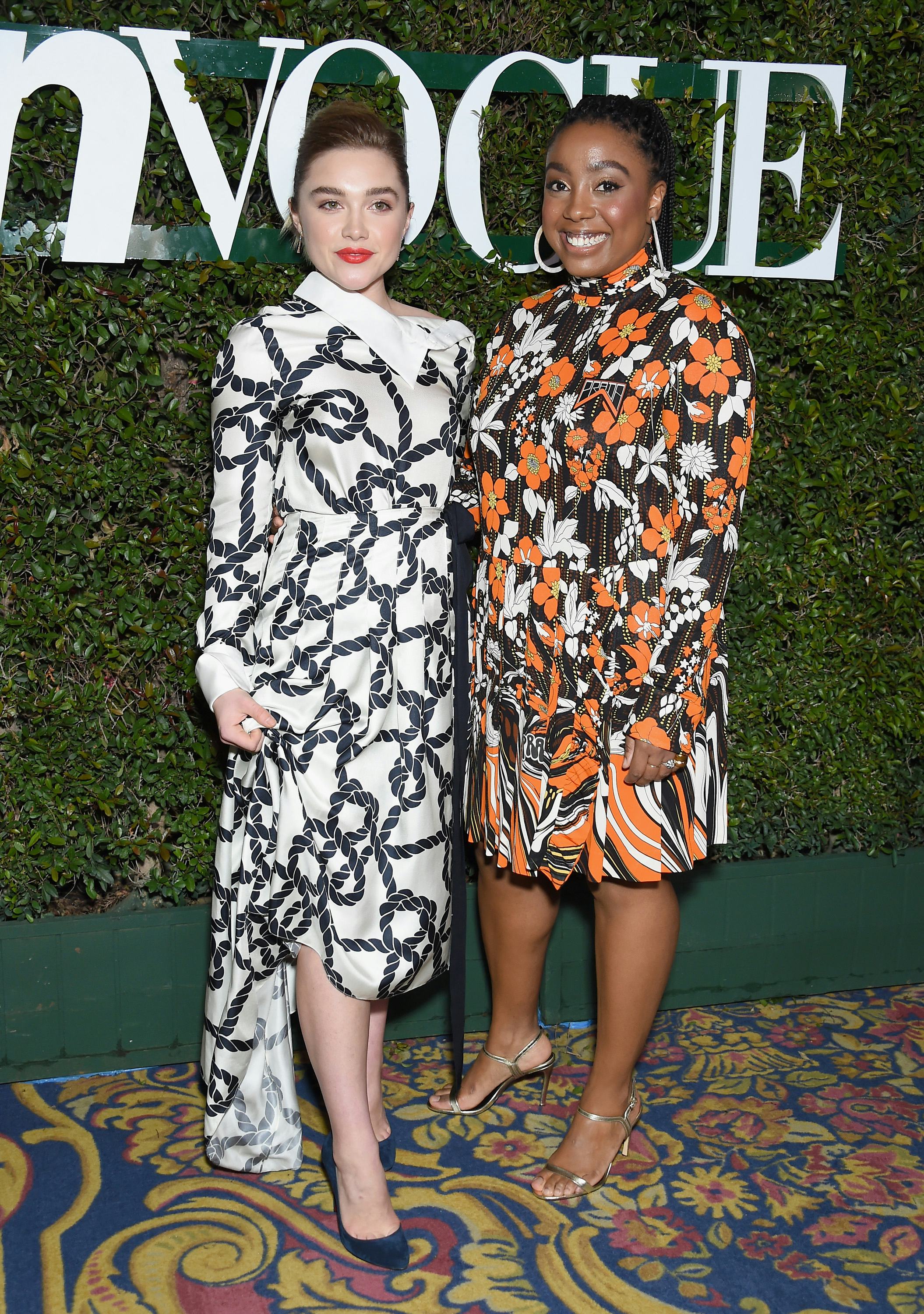 Florence Pugh and Lindsay Peoples Wagner attend Teen Vogue&rsquo;s Young Hollywood Party, Presented By Sna&hellip;