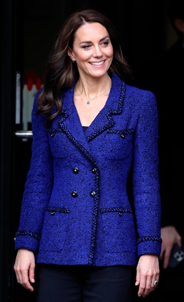 Kate Middleton Paired a Vintage '90s Chanel Blazer With Black Slacks