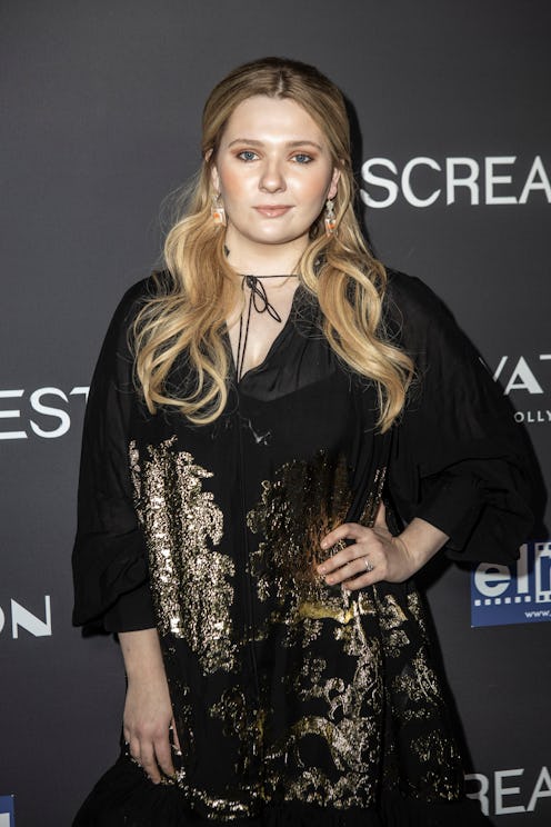 HOLLYWOOD, CALIFORNIA - OCTOBER 14: Abigail Breslin attends the Screamfest LA World Premiere of The ...