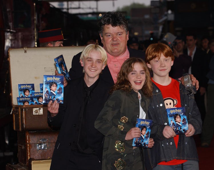 'Harry Potter' stars posted tributes to Robbie Coltrane after his death.