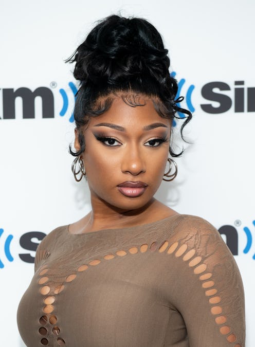 NEW YORK, NEW YORK - AUGUST 10: Megan Thee Stallion visits the SiriusXM Studios on August 10, 2022 i...