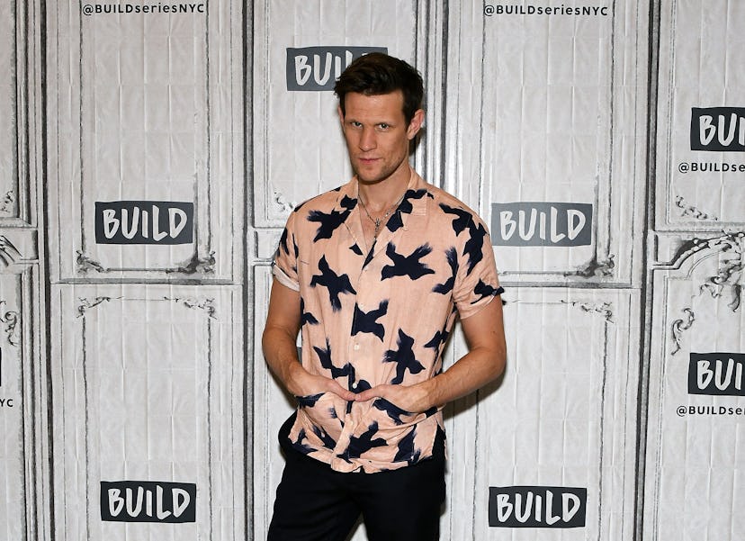 NEW YORK, NY - DECEMBER 04:  Actor Matt Smith visits Build to discuss "The Crown" at Build Studio on...