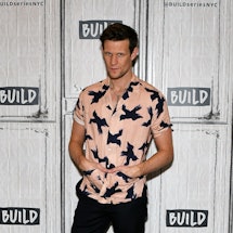 NEW YORK, NY - DECEMBER 04:  Actor Matt Smith visits Build to discuss "The Crown" at Build Studio on...