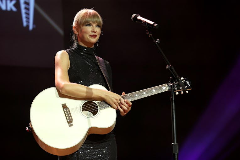 NASHVILLE, TENNESSEE - SEPTEMBER 20: NSAI Songwriter-Artist of the Decade honoree, Taylor Swift perf...