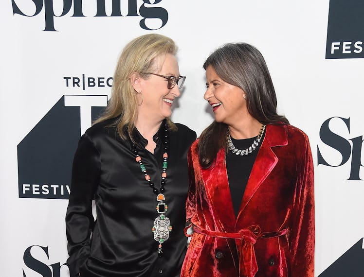 Meryl Streep and Tracy Ullman attend the "Tracey Ullman's Show" Season 3 Premiere for the 2018 Tribe...