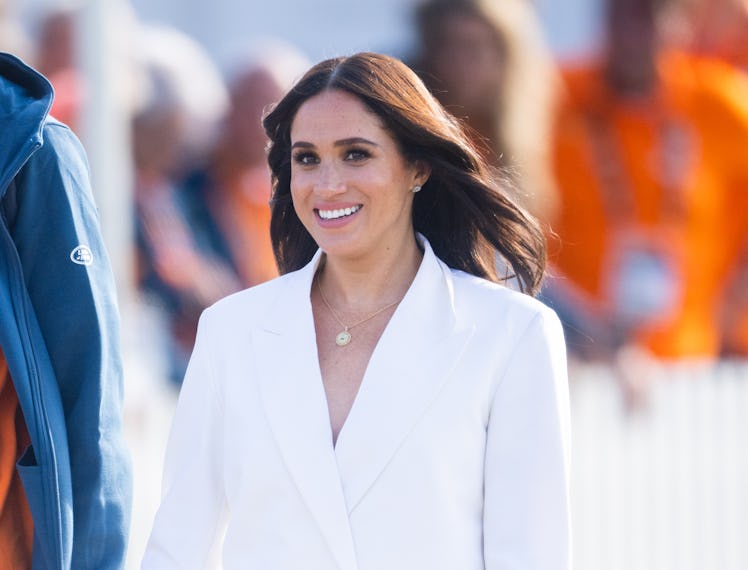 Meghan, Duchess of Sussex attends a reception for friends and family of competitors of the Invictus ...