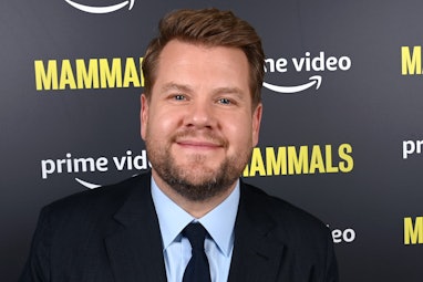 LONDON, ENGLAND - OCTOBER 07: James Corden attends the "Mammals" photocall at Ham Yard Hotel on Octo...