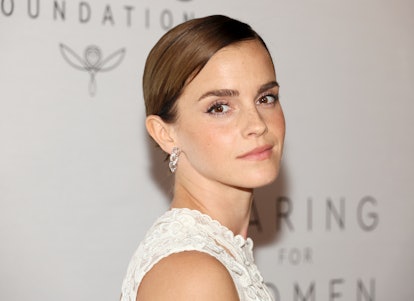 NEW YORK, NEW YORK - SEPTEMBER 15: Emma Watson attends The Kering Foundation's Caring for Women dinn...