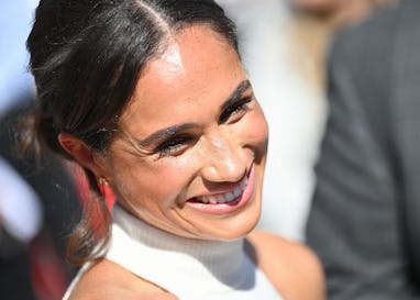 DUSSELDORF, GERMANY - SEPTEMBER 06: Meghan, Duchess of Sussex departs after a visit to town hall Dus...
