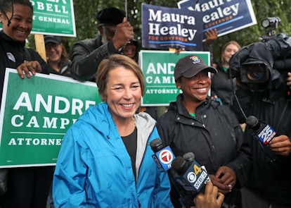 AG Maura Healey could make history in the 2022 midterm elections. 