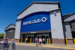 The exterior of a Sam's Club store in an article about Sam's Club thanksgiving hours 2022
