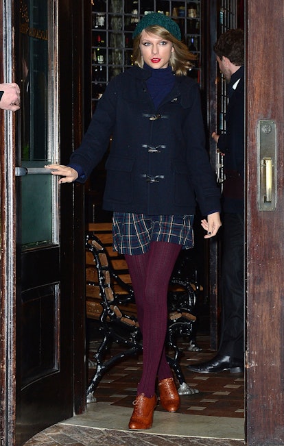 Taylor Swift leaves Locanda Verde on December 22, 2014 in New York City