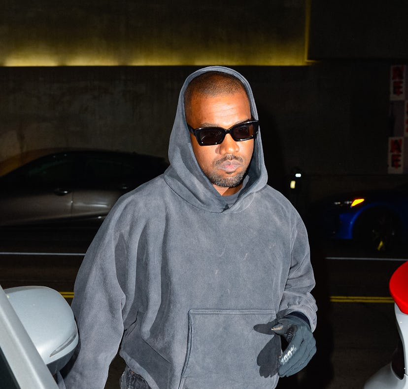 Kanye West walked the runway for the first time during Paris Fashion Week for Balenciaga