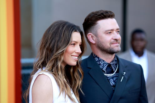 LOS ANGELES, CALIFORNIA - MAY 09: (L-R) Jessica Biel and Justin Timberlake attend the Los Angeles Pr...