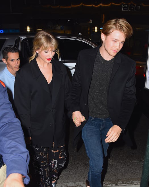 Taylor Swift and Joe Alwyn are seen at Zuma restaurant.