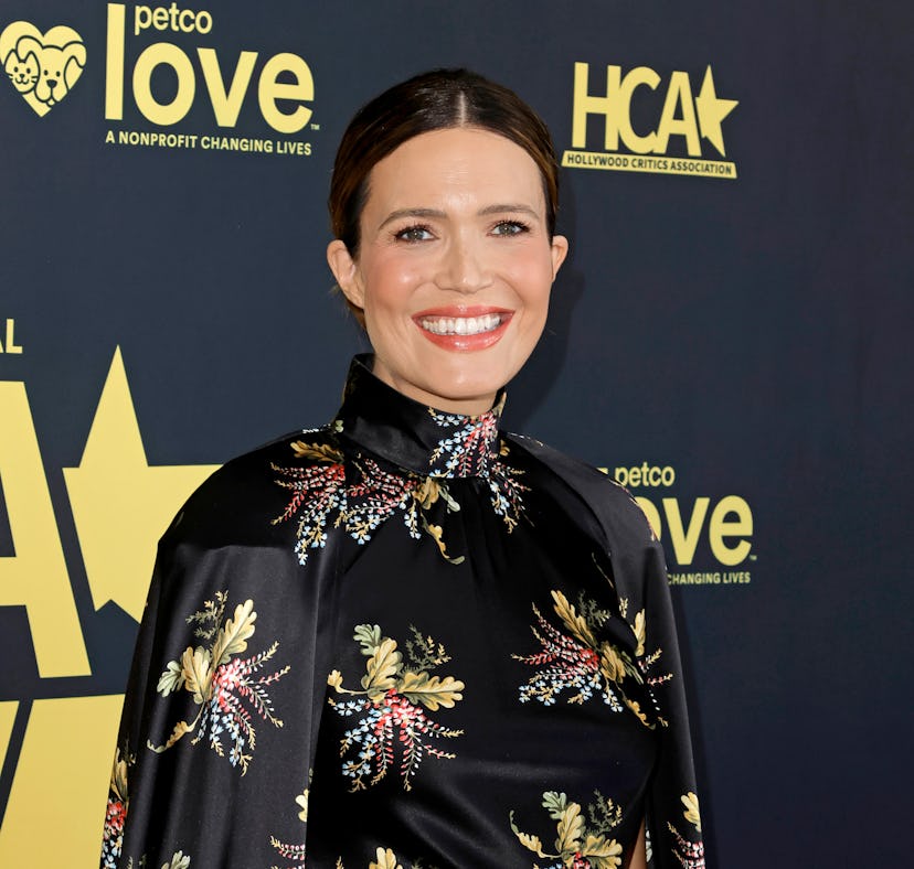 Mandy Moore posted a photo of her second baby, Oscar Bennett Goldsmith.