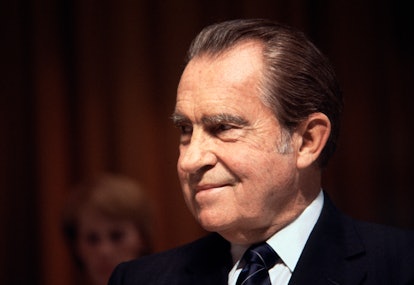 Former U.S. President Richard M. Nixon in 1982.