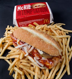 The McRib is returning to McDonald's menus again. 