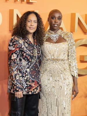 Gina Prince-Bythewood and Lashana Lynch, who's part of the cast of 'The Woman King.'