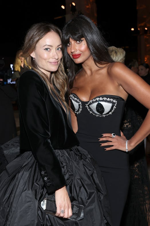 Olivia Wilde and Jameela Jamil attend ELLE's 29th Annual Women in Hollywood celebration