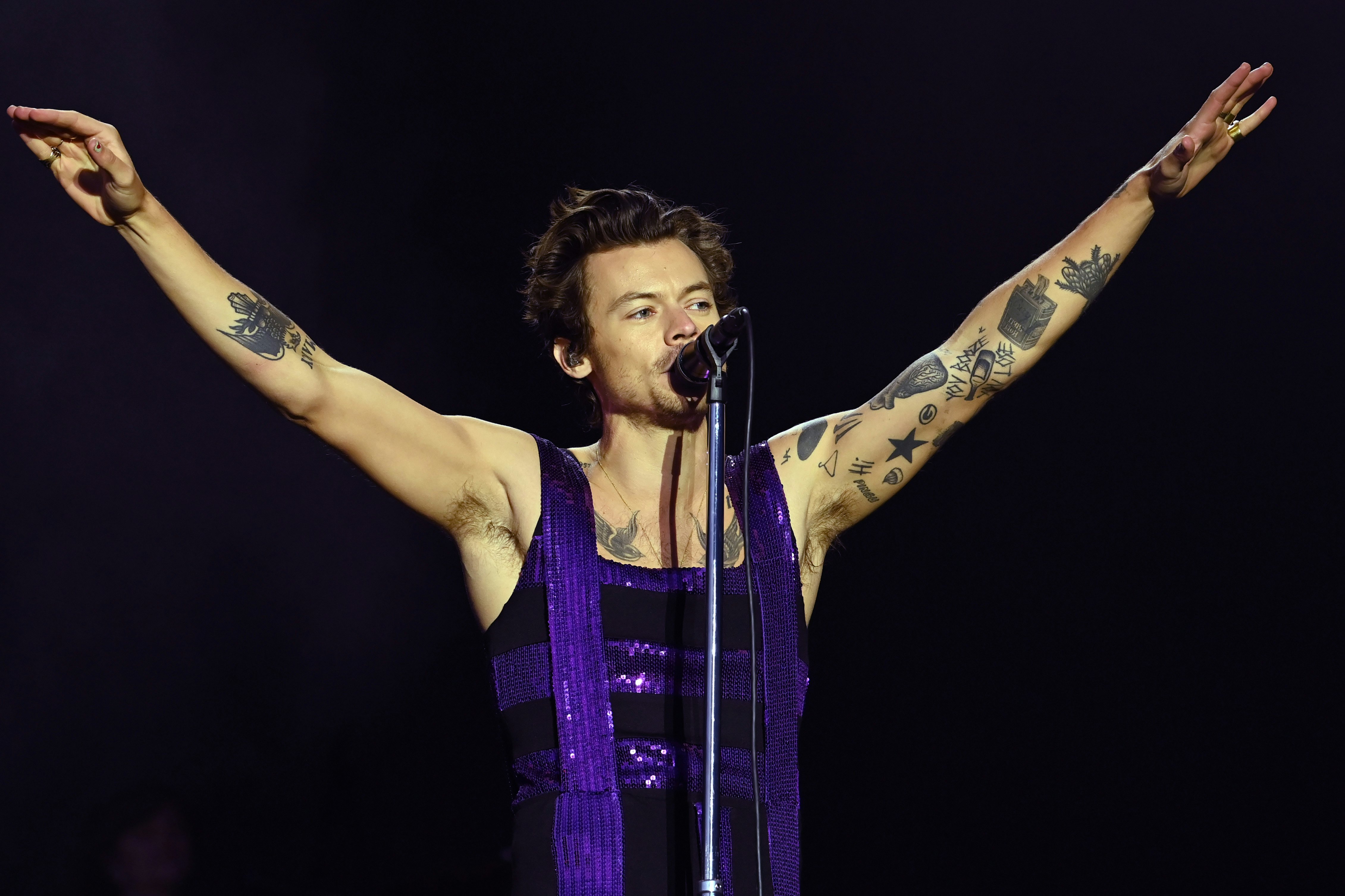 Harry Styles face tattoo is fake singer Kelsy Karter admits  BBC News