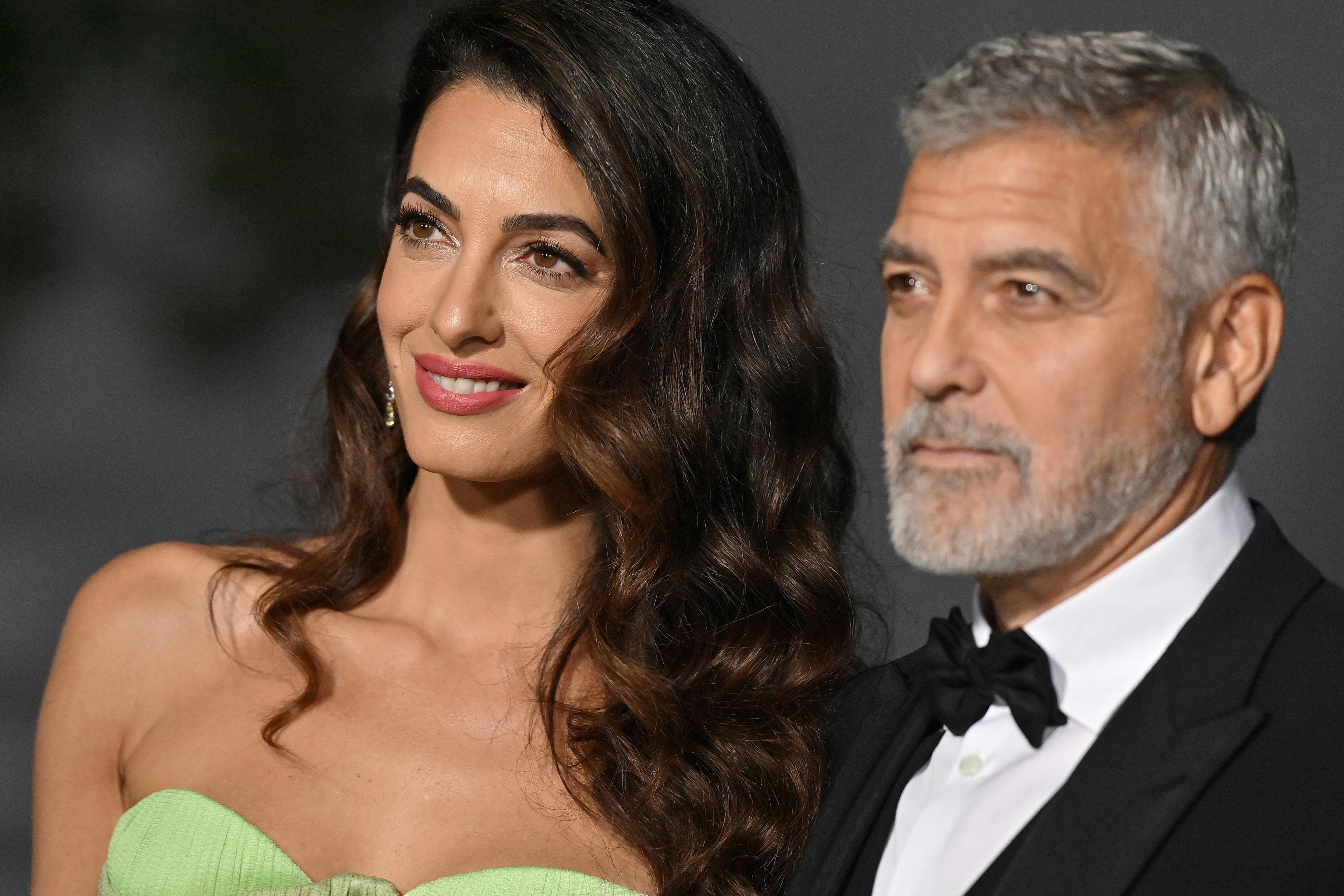 LOS ANGELES, CALIFORNIA - OCTOBER 15: Amal Clooney and George Clooney attend the 2nd Annual Academy &hellip;