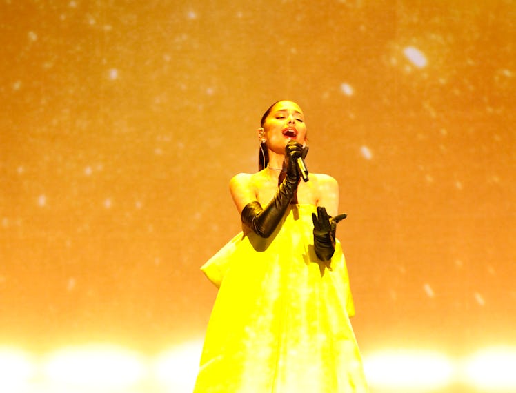 THE VOICE -- "Live Finale" Episode 2119B -- Pictured: Ariana Grande -- (Photo by: Trae Patton/NBC/NB...