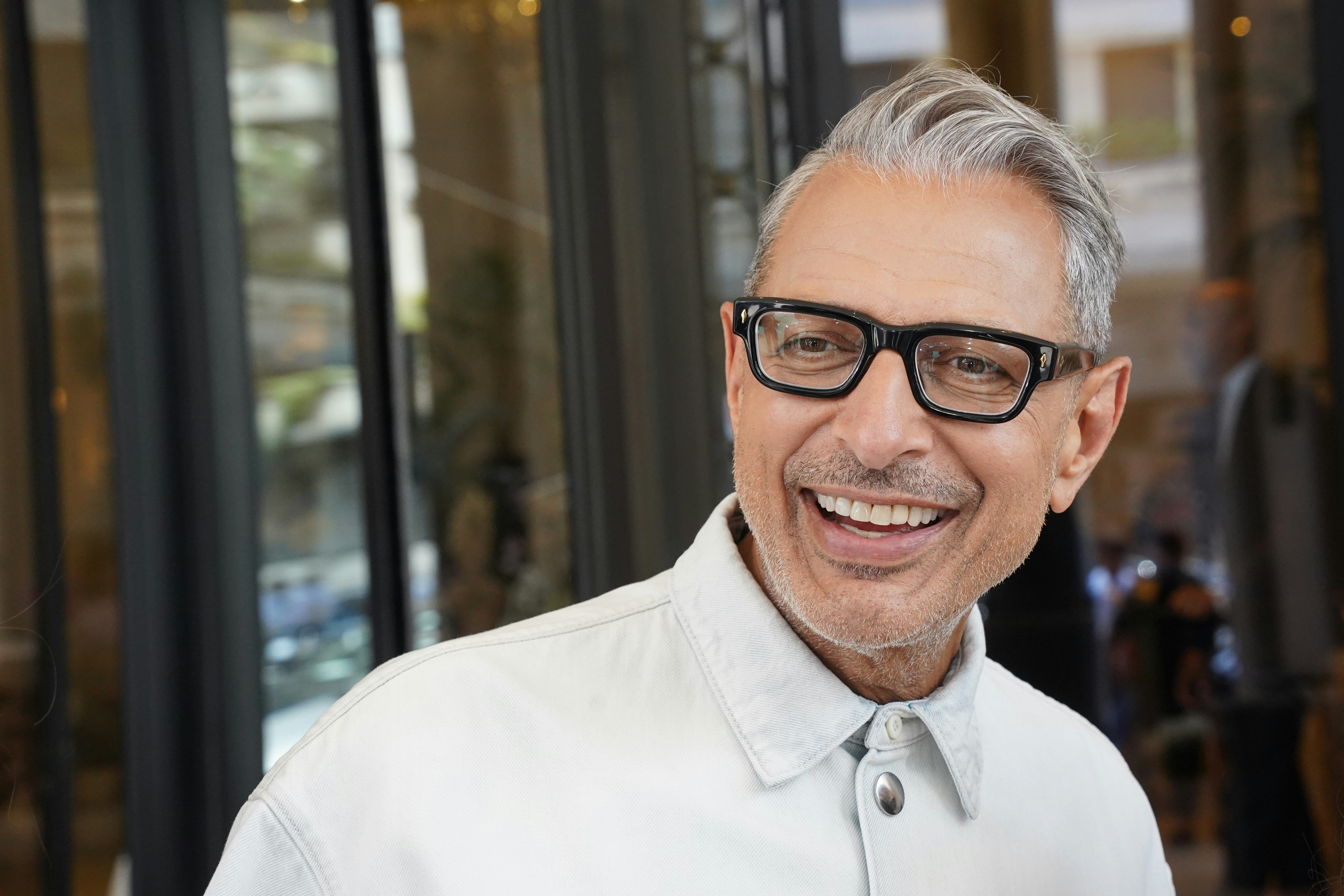 American actor Jeff Goldblum arriving at Palazzo Parigi, on the occasion of Milan Fashion Week Men&rsquo;s&hellip;