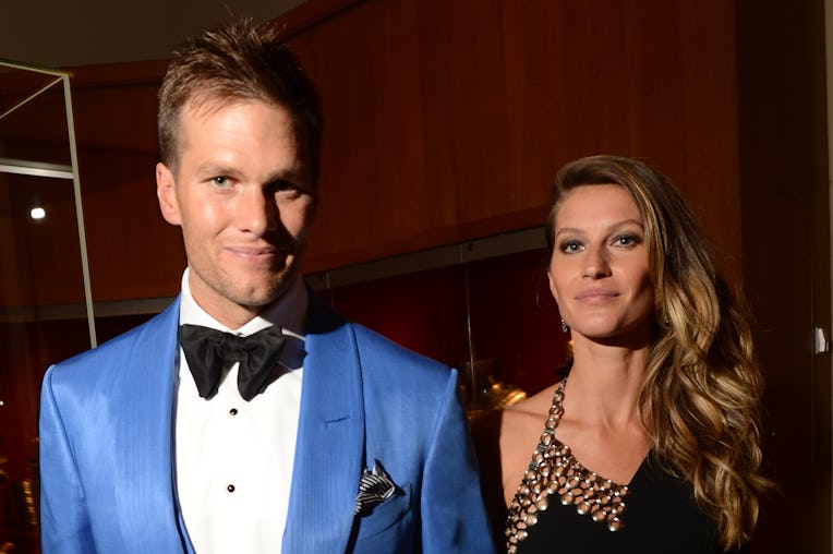 Tom Brady (L) and Gisele Bundchen attend the Metropolitan Museum of Art’s 2013 Costume Institute Gal...