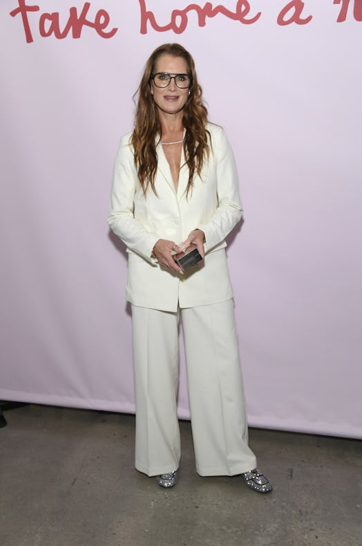 Brooke Shields attends the 2022 New York Academy of Art Take Home a Nude Art Auction