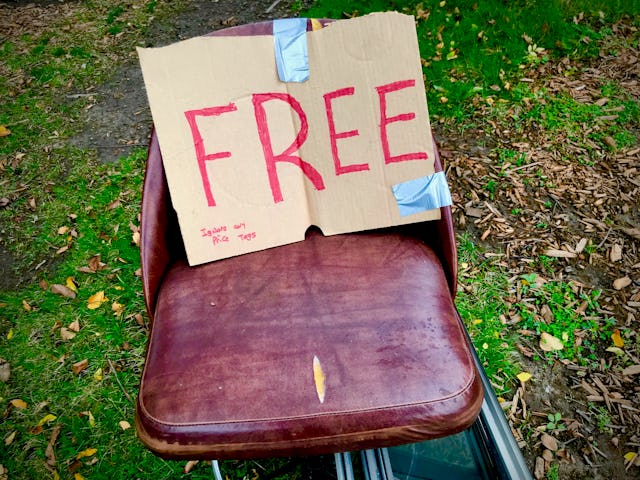 Free stuff on the side of the road. My kids loves it.
