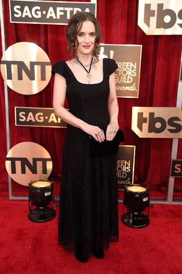 Winona Ryder attends The 23rd Annual Screen Actors Guild Awards