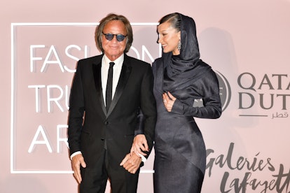 DOHA, QATAR - OCTOBER 26: Mohamed Hadid and Bella Hadid attend the Fashion Trust Arabia Prize 2022 A...