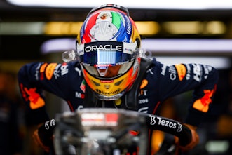 AUSTIN, TEXAS - OCTOBER 22: Sergio Perez of Mexico and Oracle Red Bull Racing prepares to drive in t...