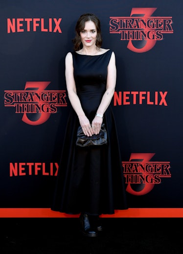 Winona Ryder attends the premiere of Netflix's "Stranger Things" Season 3 