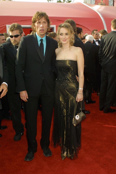Winona Ryder & Date attending the 73rd Academy Awards 