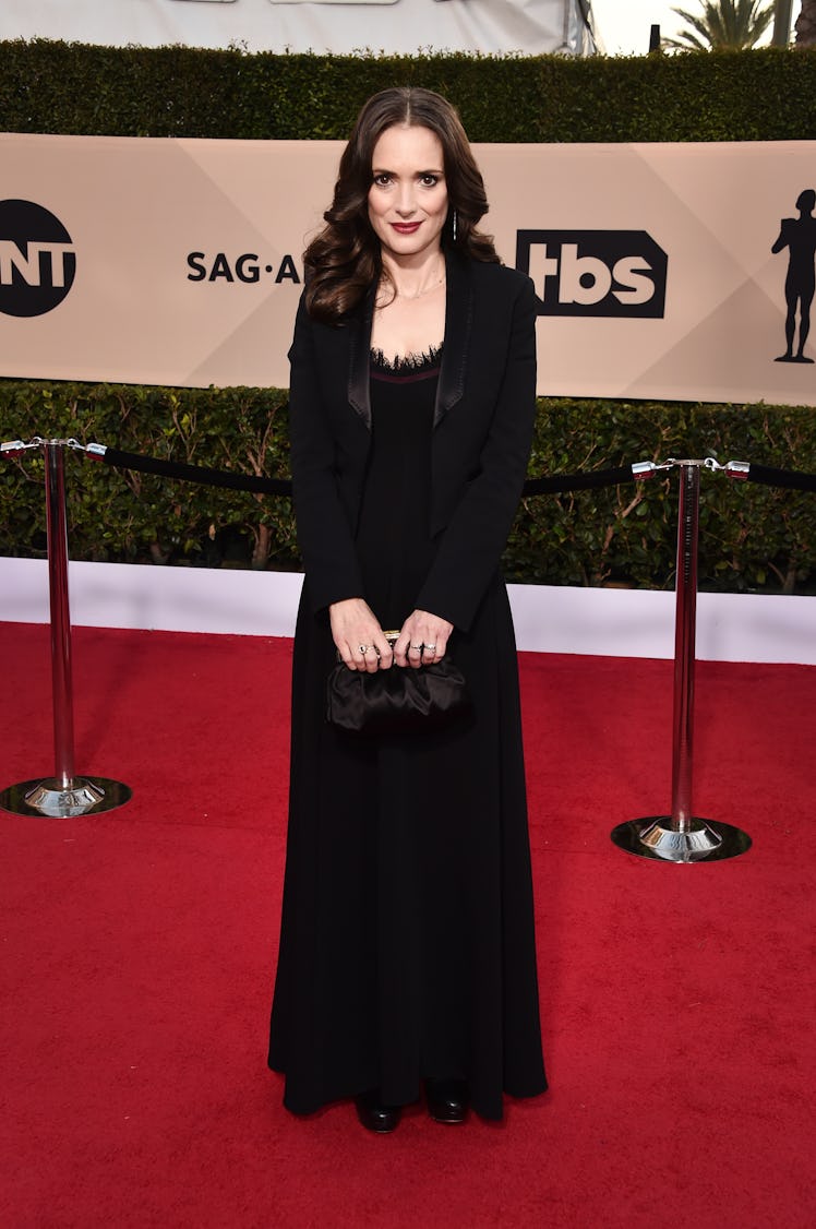 Winona Ryder attends the 24th Annual Screen Actors Guild Awards