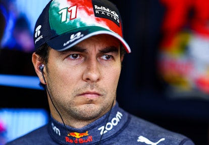 AUSTIN, TEXAS - OCTOBER 22: Sergio Perez of Mexico and Oracle Red Bull Racing prepares to drive in t...