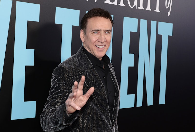 NEW YORK, NEW YORK - APRIL 10:  Nicolas Cage attends "The Unbearable Weight Of Massive Talent" New Y...